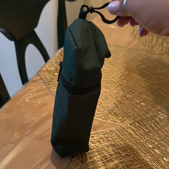 Dark Green Zippered Pouch pencil ✏️ case - Picture 1 of 3